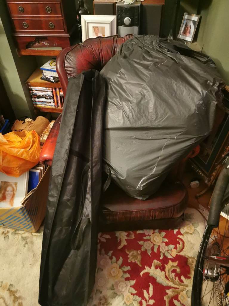Indoor blackout shed