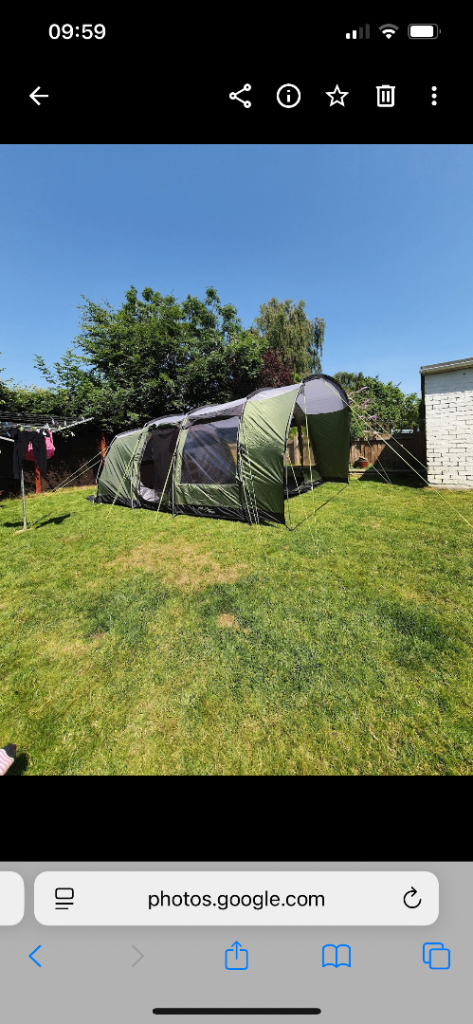 Outwell greenwood 4/6 man tent