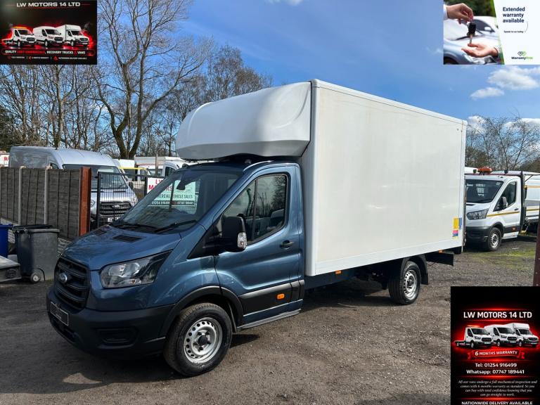 FORD TRANSIT 2.0 ECOBLUE 130BHP L4H1 LWB 13 FT LUTON WITH TAIL LIFT 2022 71 REG