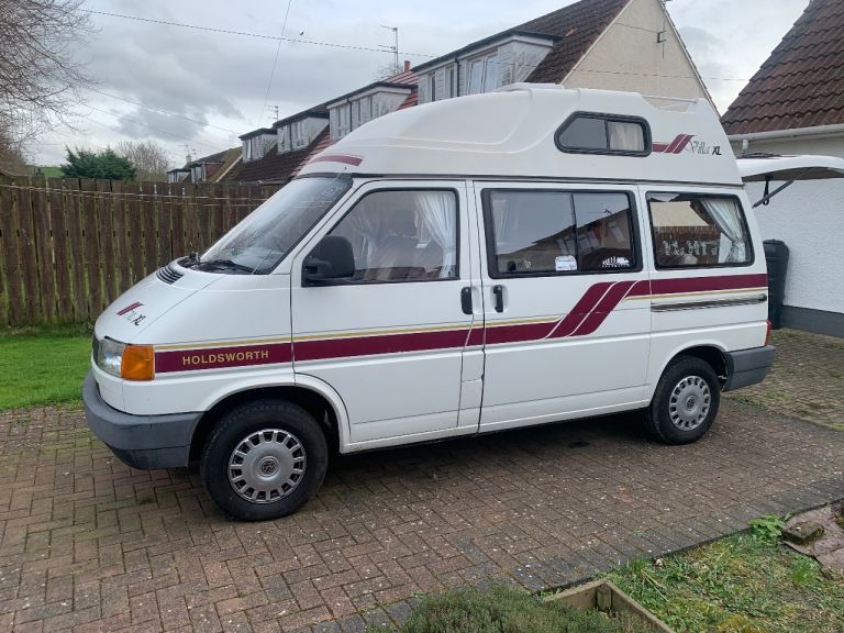 VW T4 Transporter 1.9 diesel Holdsworth campervan 2 berth hightop refurbished interior 