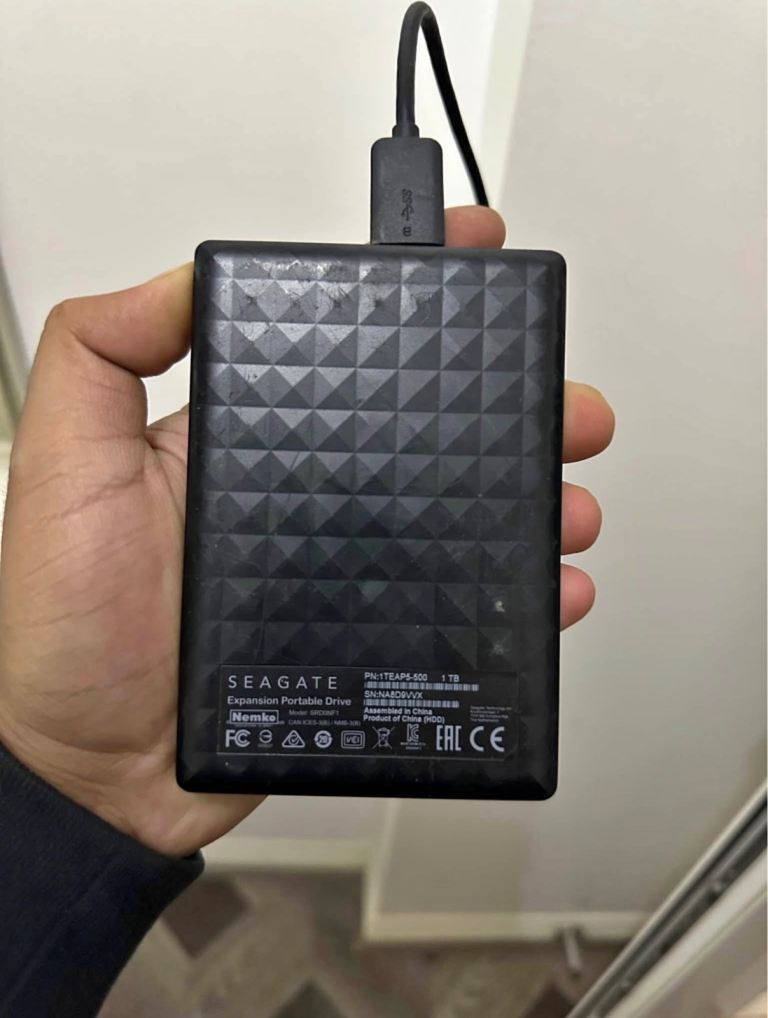 Seagate 1TB External Hard Drive