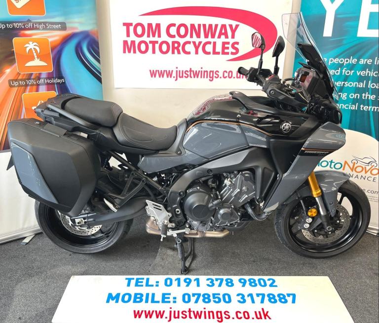 YAMAHA TRACER 9 GT PLUS, 2024(74), ONLY 2,627 MILES, FSH, SUPERB BIKE, £10,995