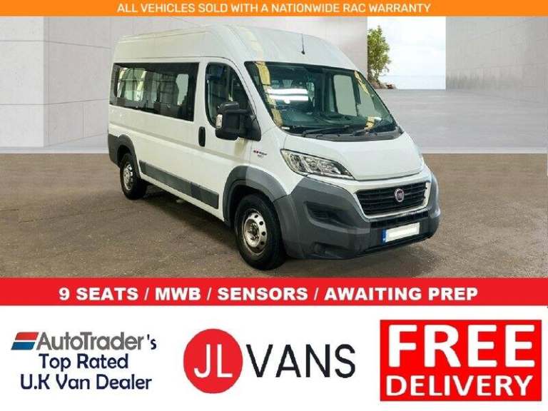 2017 Fiat Ducato 2.3 Multijet High Roof Combi Van 150 MPV DIESEL Manual