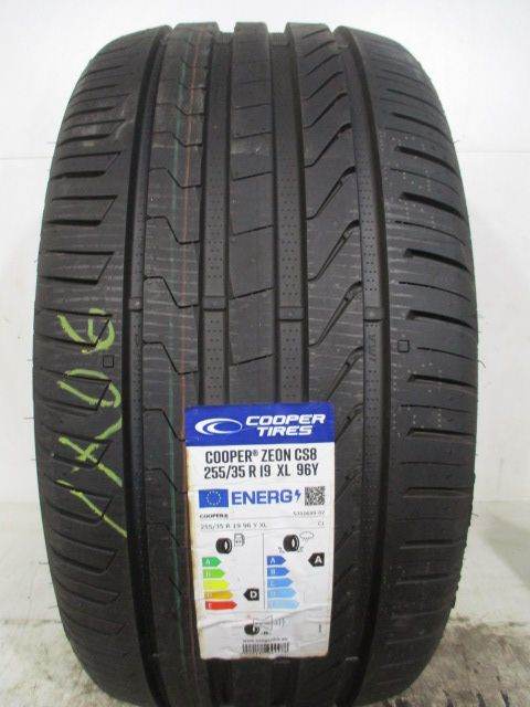 D6  1X 255/35/19 96Y COOPER ZEON CS8 XL DOT 5121 NEW TYRE