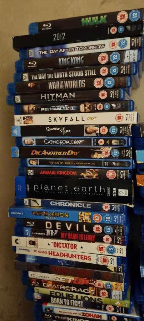 🇬🇧🎬COLLECTION BUNDLE BLU RAYS DVDS 