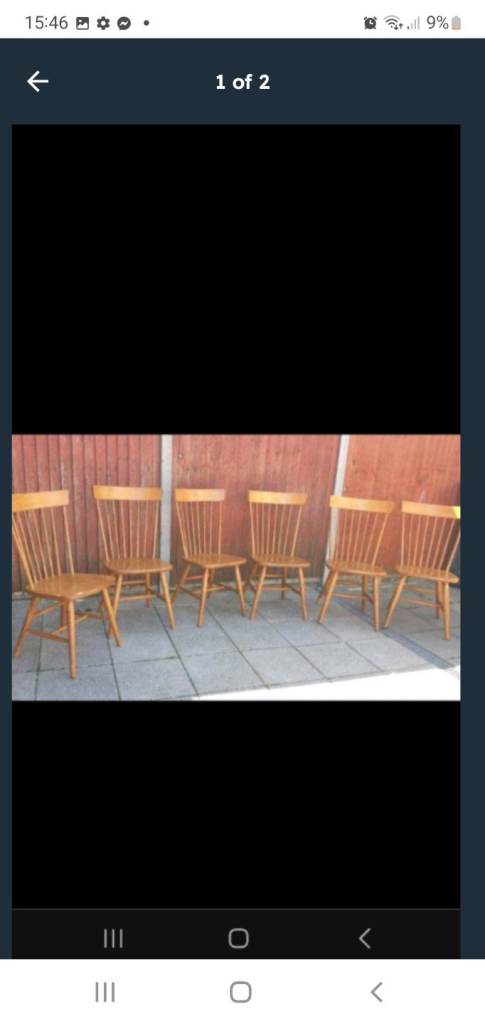 Ercol style mid century  dining chairs x 6