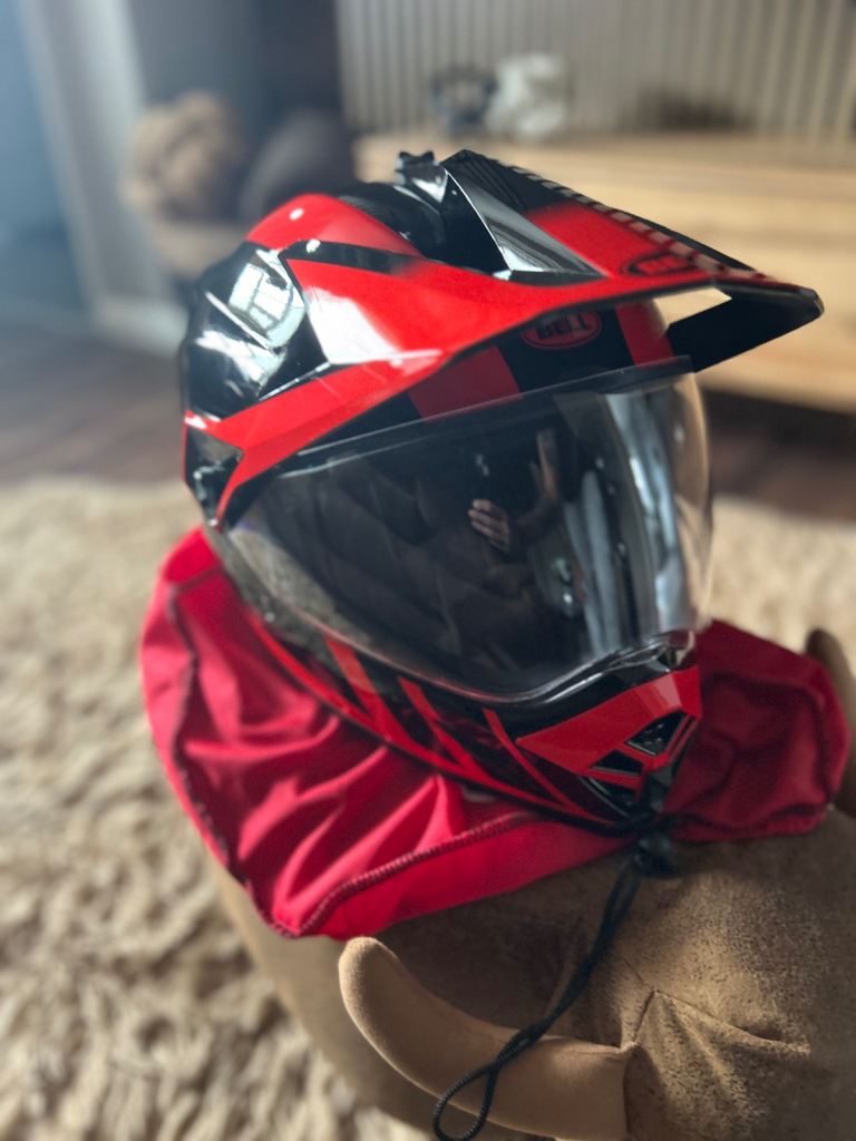 Bell MX-9 Adventure Mips Motocross Helmet Dash Black Red