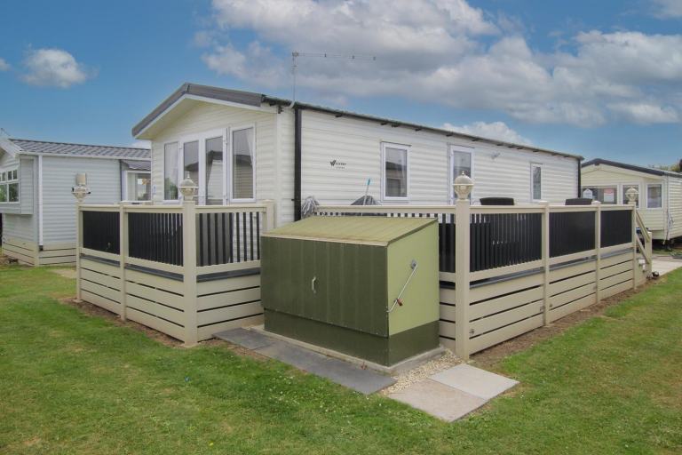 Willerby Grasmere 2023 static caravan sited at Seaview Park, Whitstable, Kent