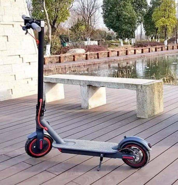 Black scooter Tuya Smart Electric Scooter