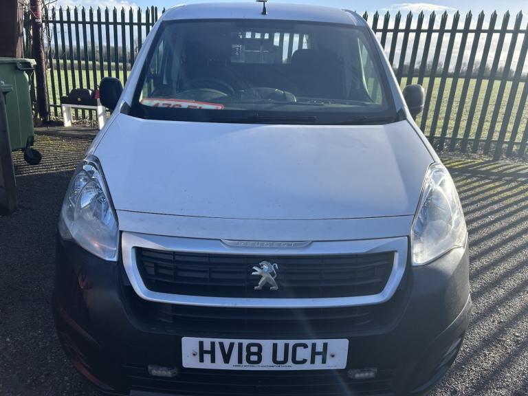 PEUGEOT PARTNER 1.6 BlueHDi 756 S LWB TWIN DOORS NO VAT 2018