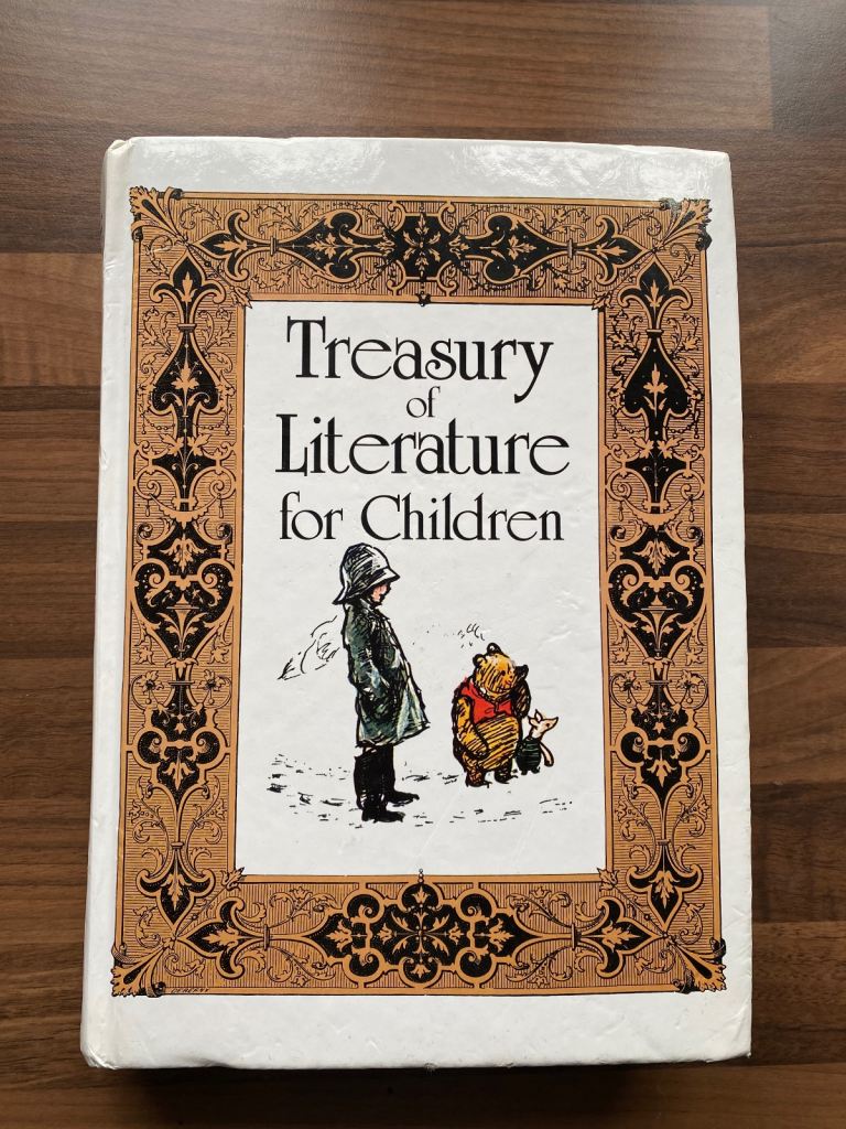 Treasury of Literature for Children Illustrated Hardback Beautiful Old Book Great Tales