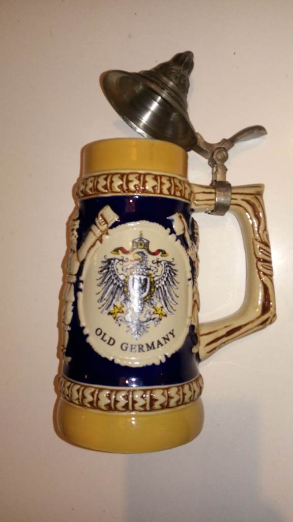 2 BEER STEINS 