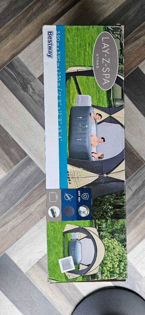 Lazy spa hot tub dome gazebo