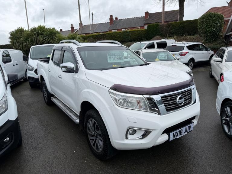 2018 18 NISSAN NAVARA 2.3 DCI 190 TEKNA 4WD WHITE PICK-UP MANUAL DIESEL 4X4