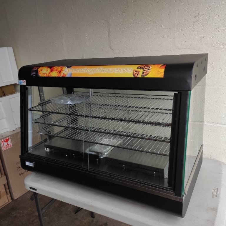 LARGE HEAVY DUTY ELECTRIC SHOWCASE FOOD WARMER DISPLAY CHICKEN HENNY PENNY 