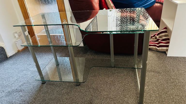 Glass Office Desk / Study Table