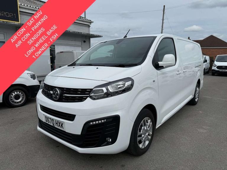 2020 Vauxhall Vivaro 2900 1.5d 100PS Sportive H1 Van PANEL VAN DIESEL Manual