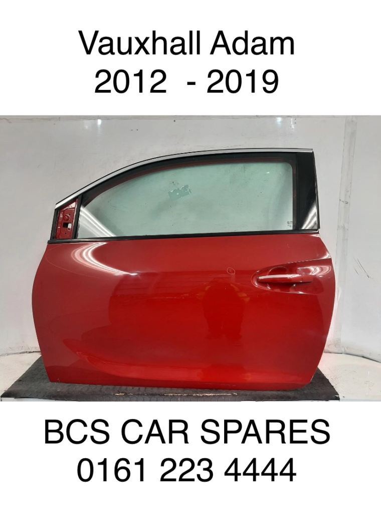 Vauxhall Adam. Red. Door.  2012 - 219.  