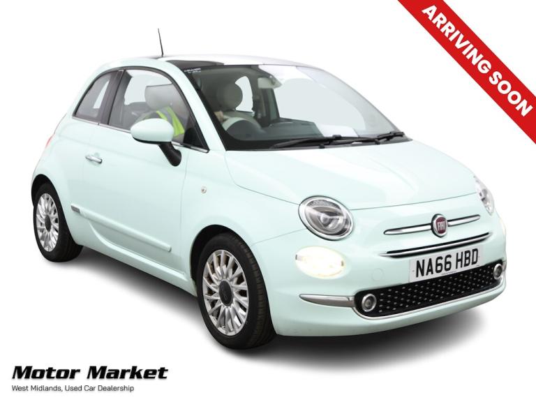 2016 Fiat 500 1.2 Lounge Hatchback 3dr Petrol Dualogic Euro 6 (s/s) (69 bhp) Hatchback Petrol Aut...