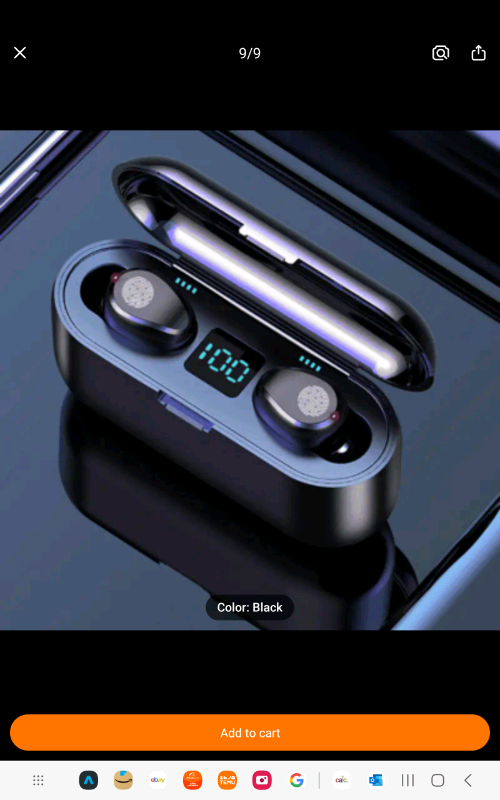 Bluetooth 5.3 Headset TWS Wireless Earphones Mini Earbuds IPX7 Stereo 