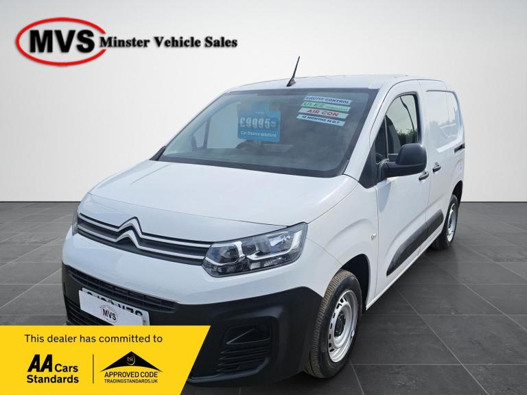 2023 Citroen Berlingo 1.5 BlueHDi 650Kg Enterprise Ed 100ps 6 Spd [S/S] PANEL VAN Diesel Manual
