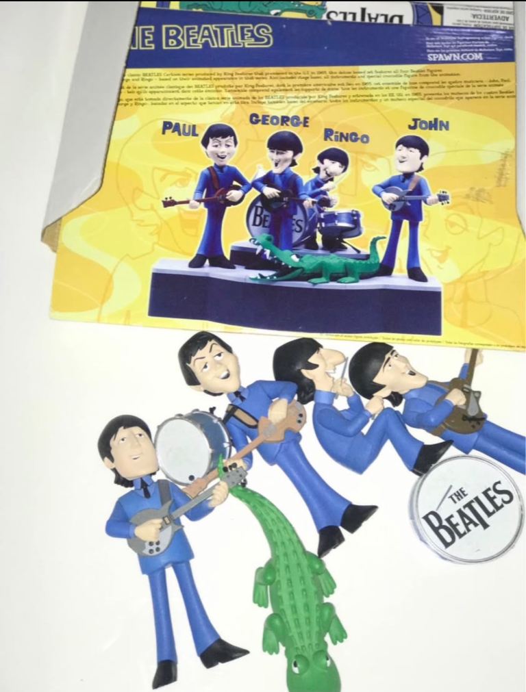 image for Beatles cartoon figures. #GotStuffGetCash