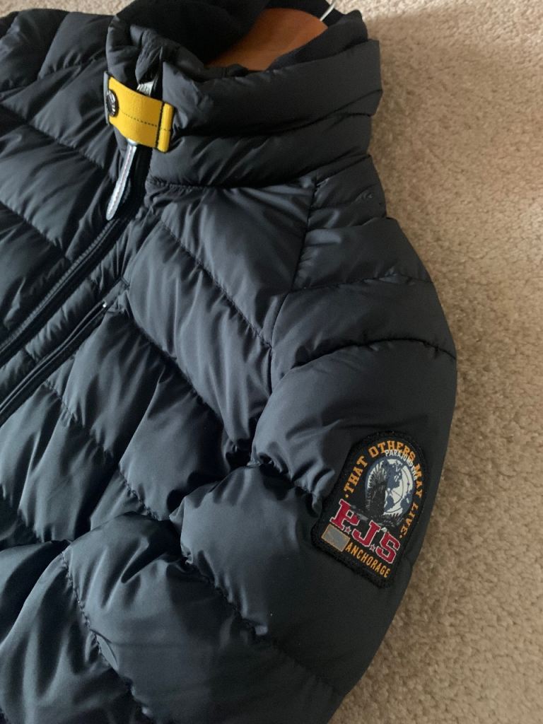 Mens Genuine Parajumpers Ugo Padded Jacket - Black - XS