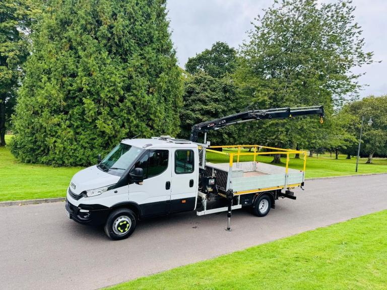 2019 (69) IVECO DAILY 70-180 3.0 DROPSIDE HIAB CRANE TRUCK EURO 6
