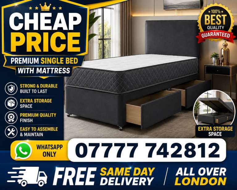 SINGLE, KING OR SUPER KING SIZE BED AND MATTRESS (sesdf )