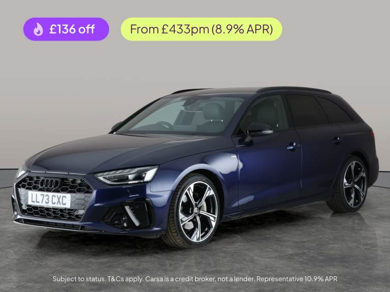 2023 Audi A4 Avant 2.0 TFSI 40 Black Edition Estate 5dr Petrol S Tronic Euro 6 (s/s) (204 ps)  Es...