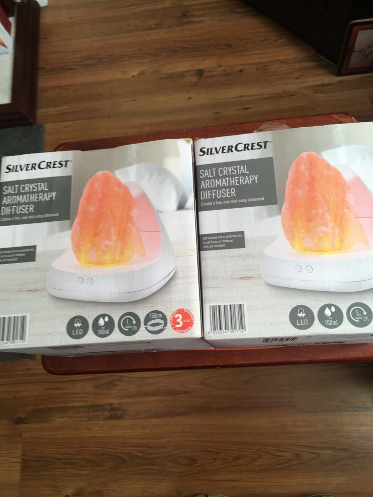 New boxed Aromatherapy salt lamps