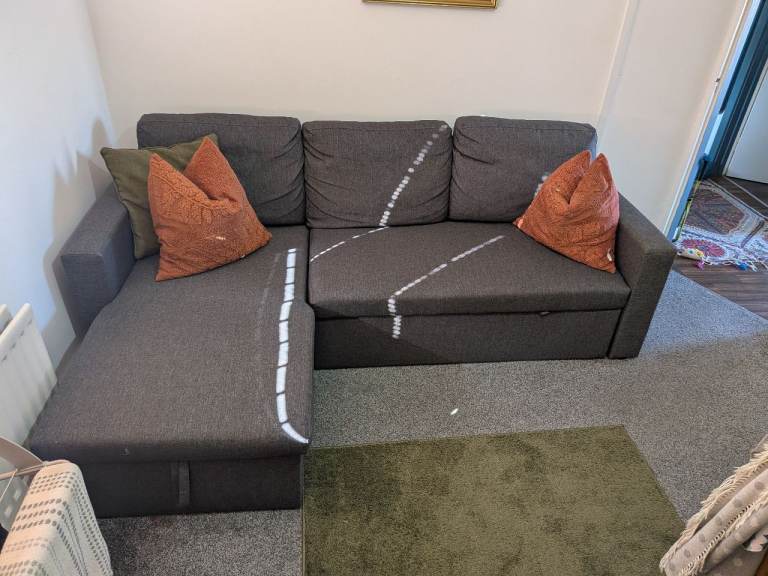 3 seat corner sofa bed/storage