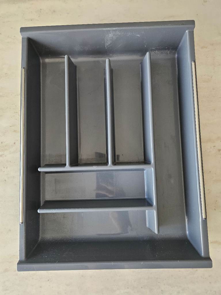Tesco Expandable Cutlery Tray - Adjustable Grey