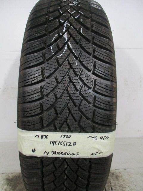 M876  1X 195/55/20 95H BRIDGESTONE BLIZAK SNOW M+S 1X 8MM TREAD DOT 1720