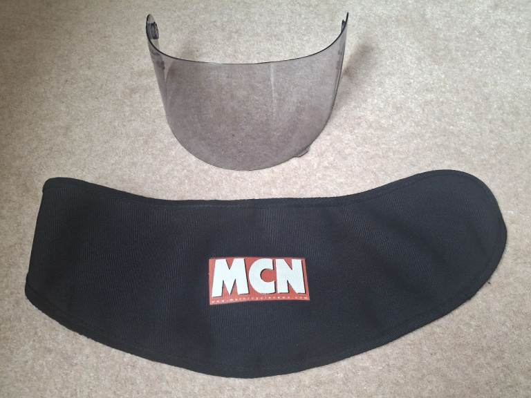 Shoei CF-1 Light Smoke Visor And Oxford Visor Carrier