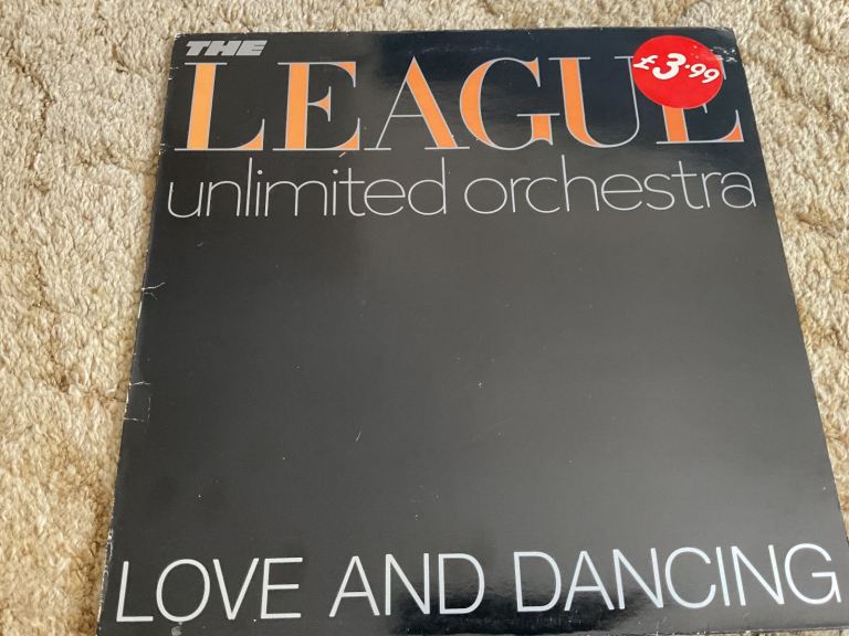 THE LEAGUE UNLIMITED ORCHESTRA - LOVE & DANCING LP HUMAN LEAGUE
