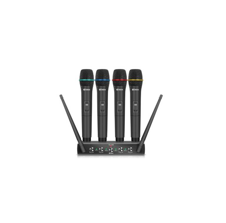 Wireless Microphone System With Cordless Handheld Mics 