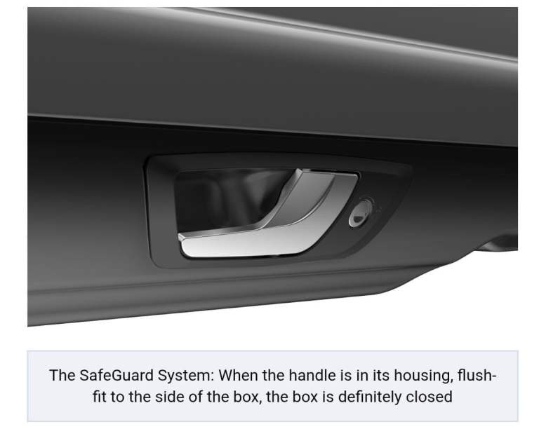 Roofbox that fits 4 large suitcases