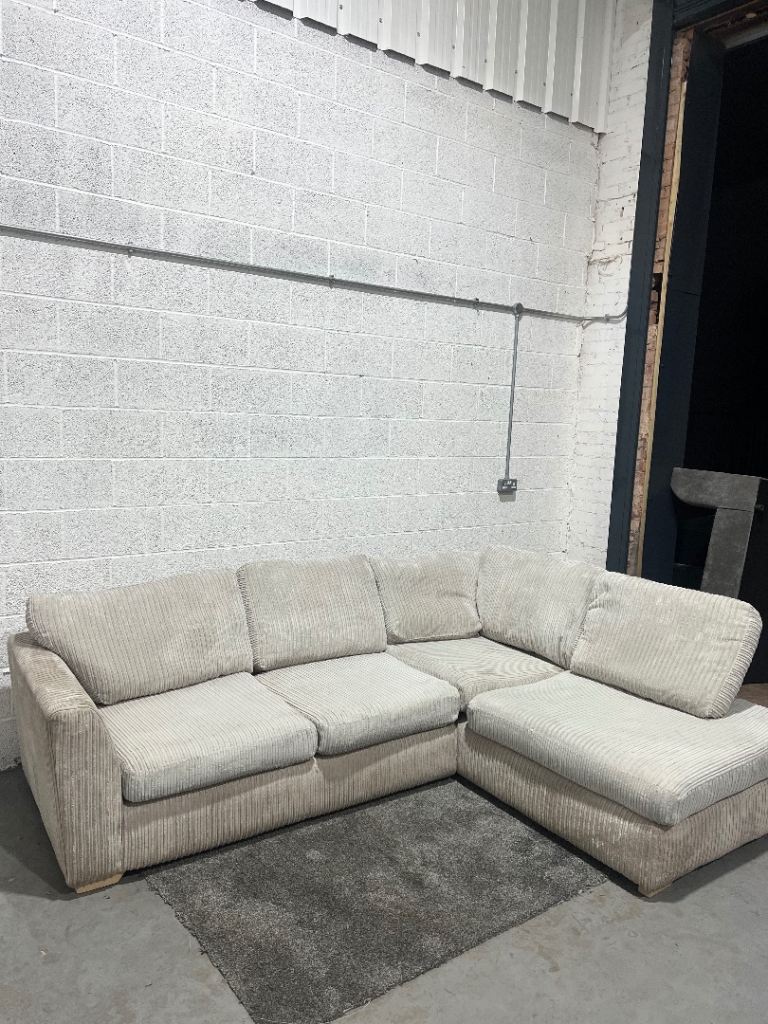 Sofa cord L shape delivery available 