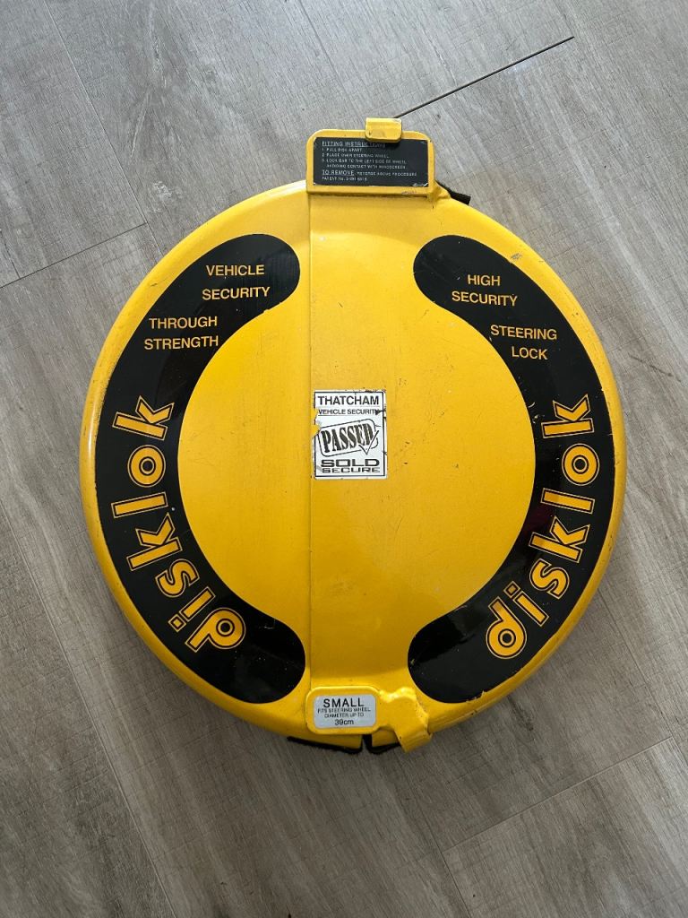 Diskloc steering wheel lock size small