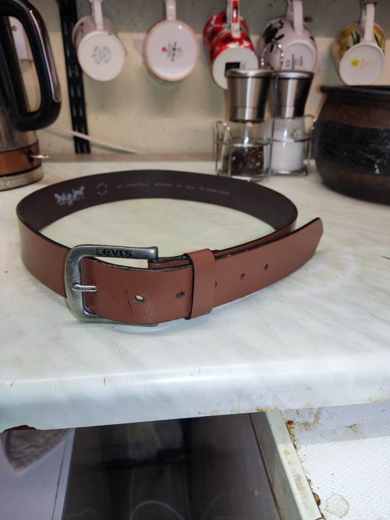 Men's Levis Leather Belt