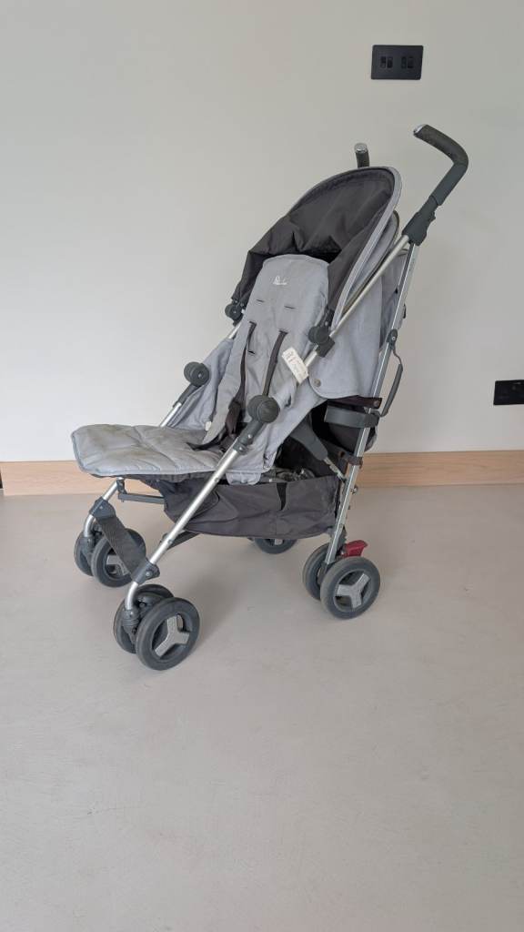 Silver Cross Pop Stroller - Grey, Good Condition