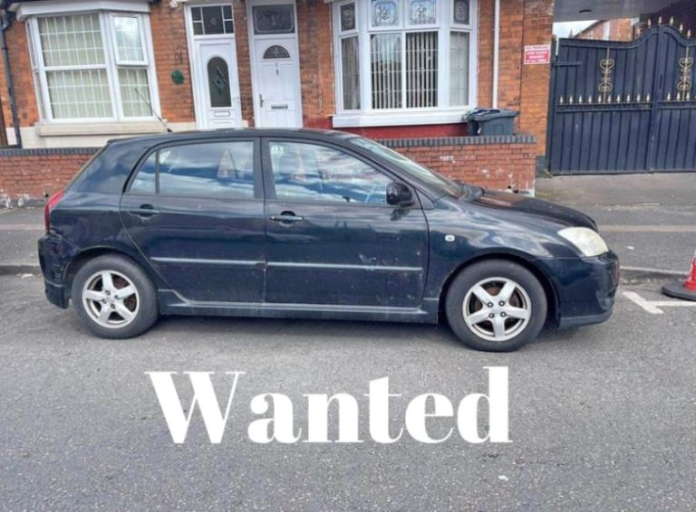 Wanted Toyota corolla petrols vvti mot/failures cash waiting