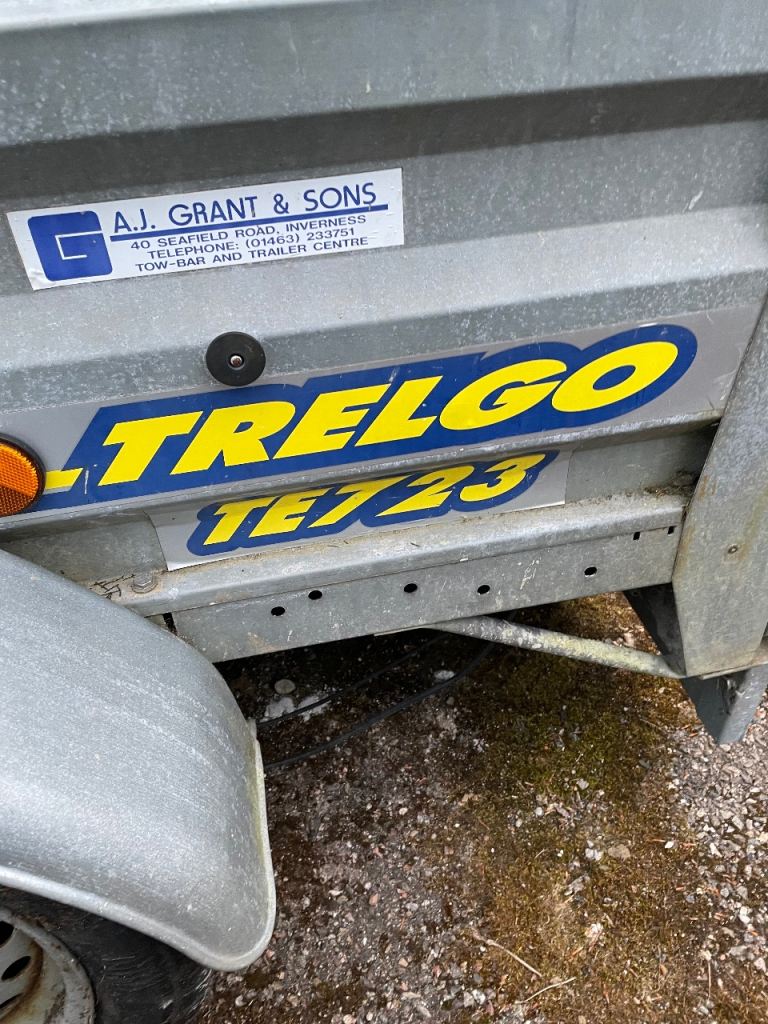7x5 double axle trailer 