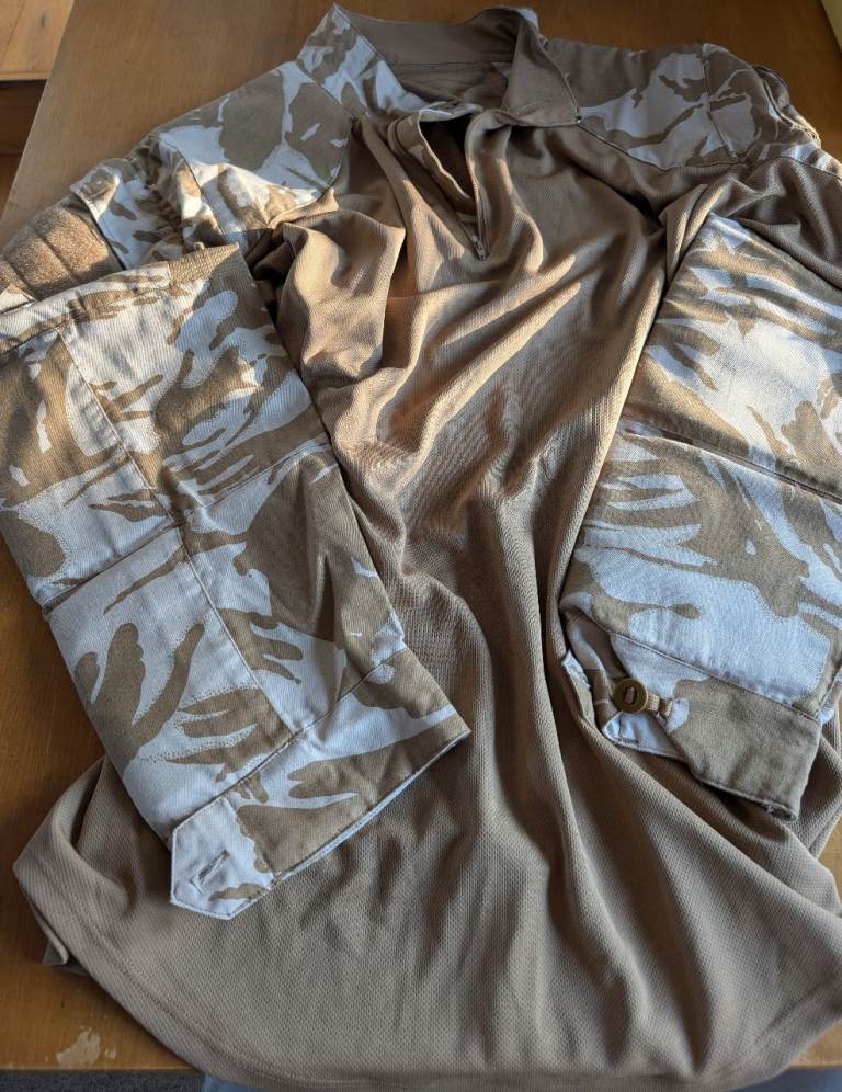 British Army Shirt Hot Weather Under Body Armour Combat Shirt Size XL