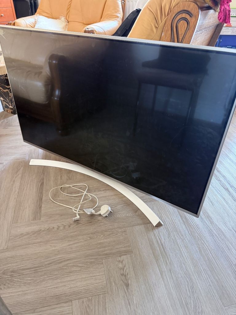 LG 50” HD TV For Sale (Screen Damaged, However Works)