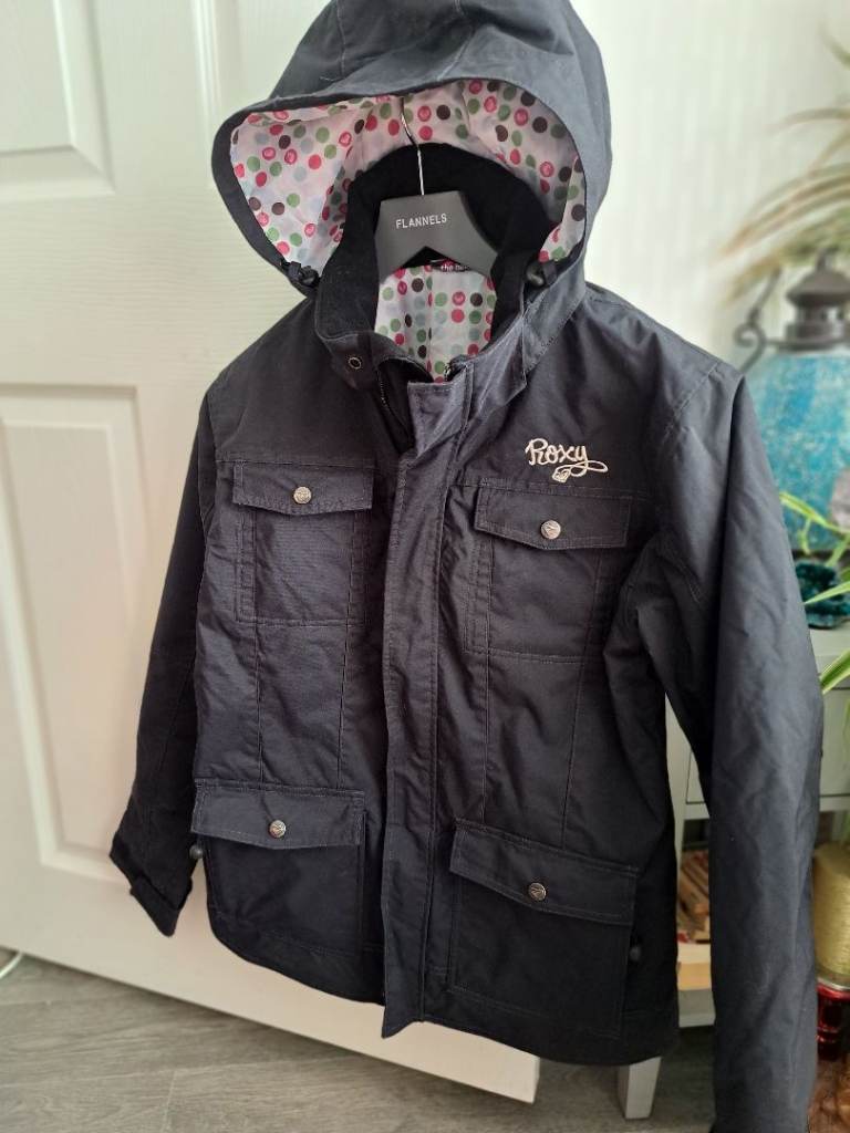 Roxy lady's Black Hooded Jacket 