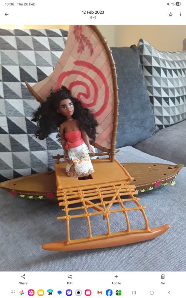 Moana Boat & Figure