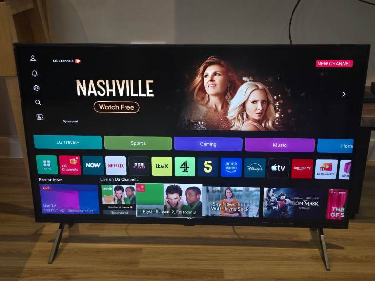 Lg 43inch 4k smart tele. 2025 model