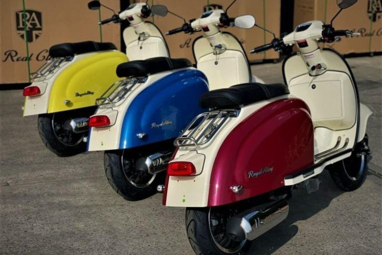 Royal Alloy TG 125cc S a Modern Classic Retro Automatic Moped Scooter